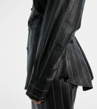 Victoria Beckham Belted leather jacket