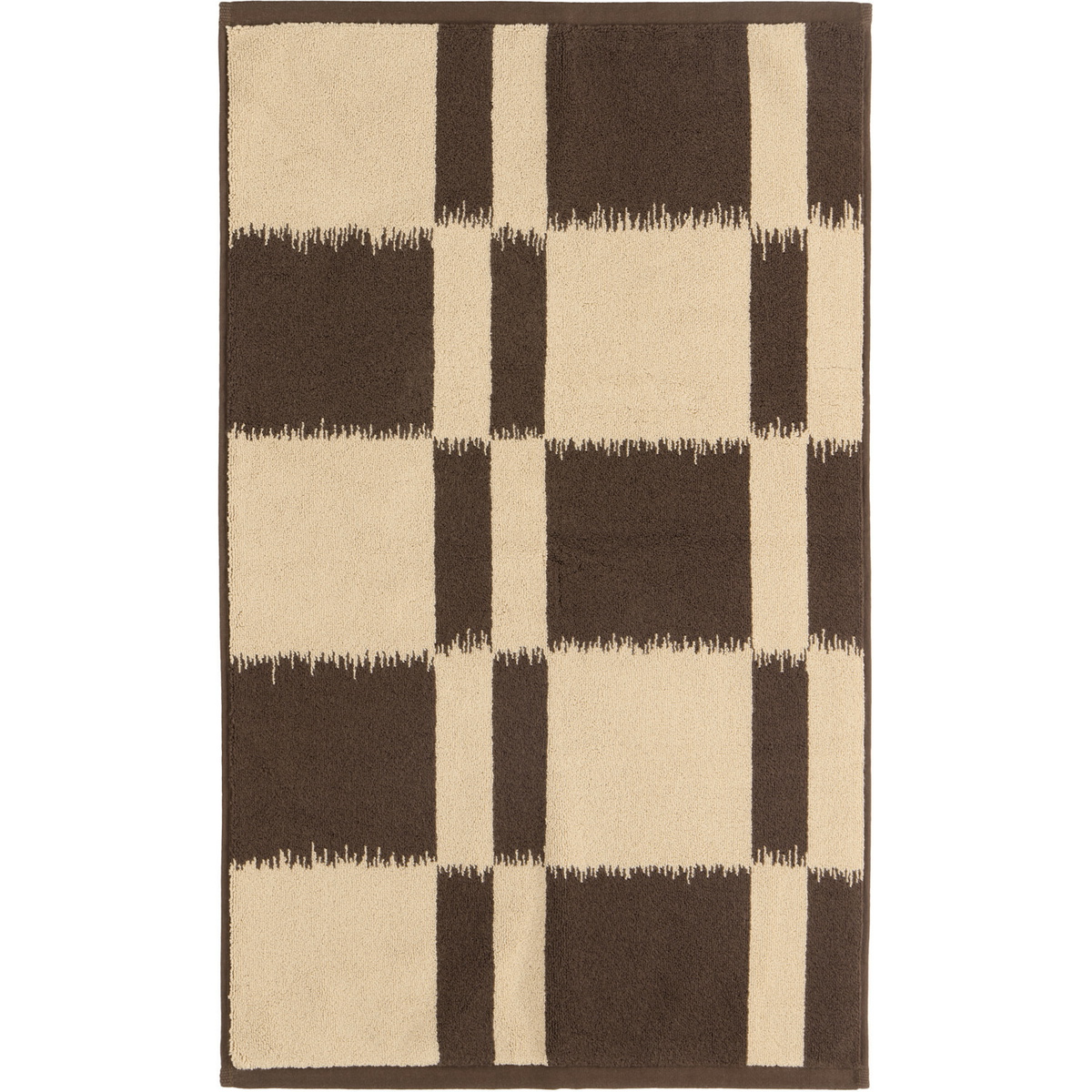 Autumn Sonata Brown & Beige Karin Bath Mat