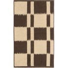 Autumn Sonata Brown & Beige Karin Bath Mat