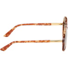 Chloé Brown Aviator Sunglasses