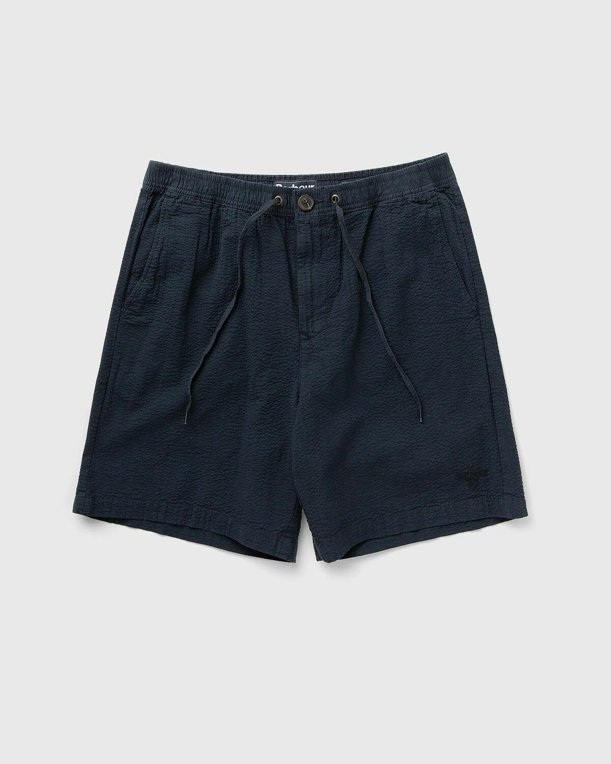 Barbour Seersucker Short Blue Mens Casual Short