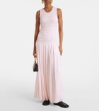 Jil Sander Shirred maxi dress