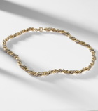 Yvonne Léon Corde Torsade 18kt gold and white gold necklace