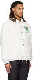 Casablanca White Tennis Club Icon Jacket