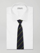 Kingsman - Drake's 7.5cm Striped Silk-Jacquard Tie