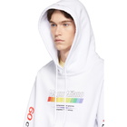 MSGM White Milano Hoodie