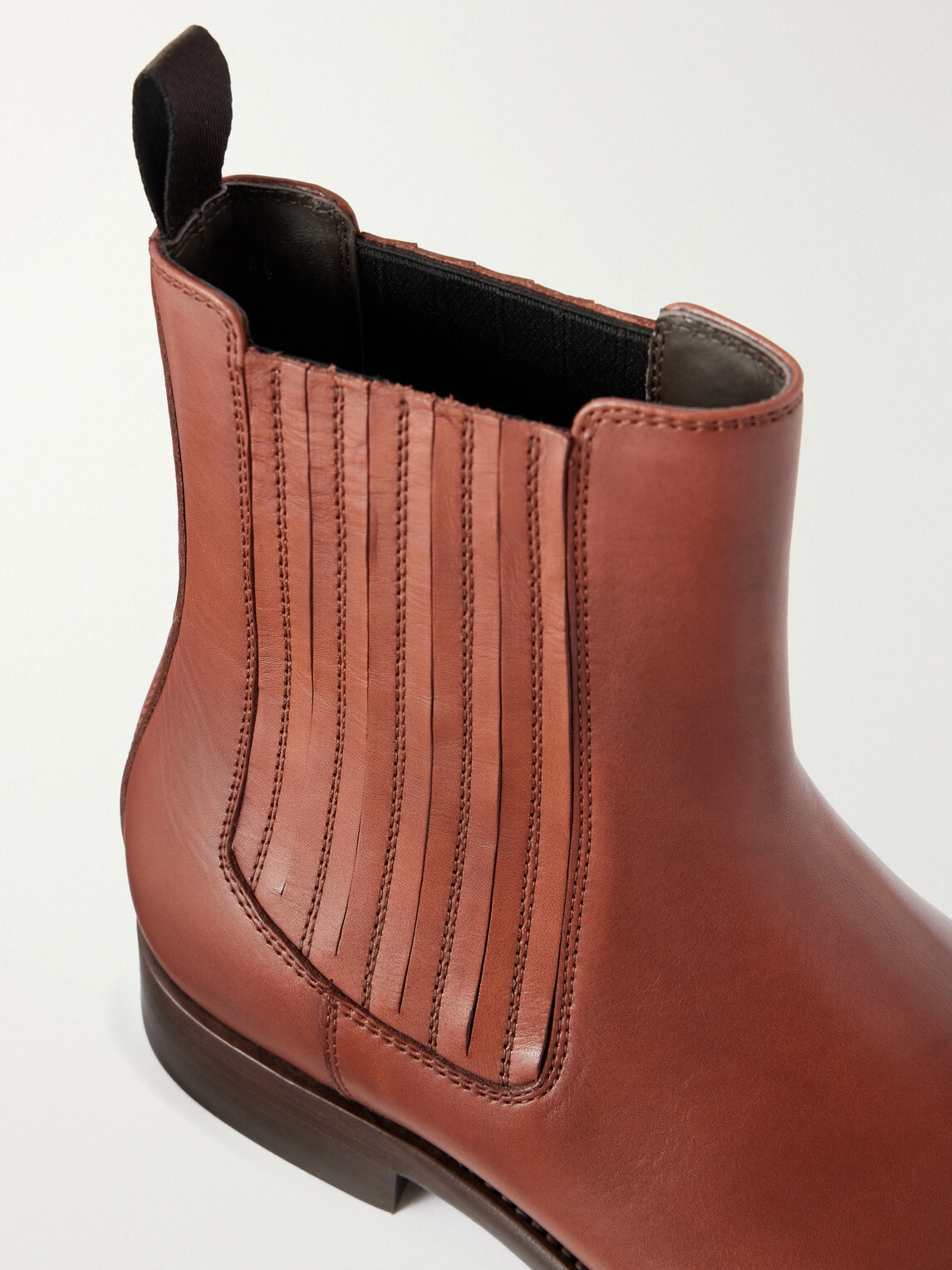 Brunello Cucinelli - Beatles Leather Chelsea Boots - Brown