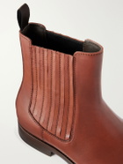 Brunello Cucinelli - Beatles Leather Chelsea Boots - Brown
