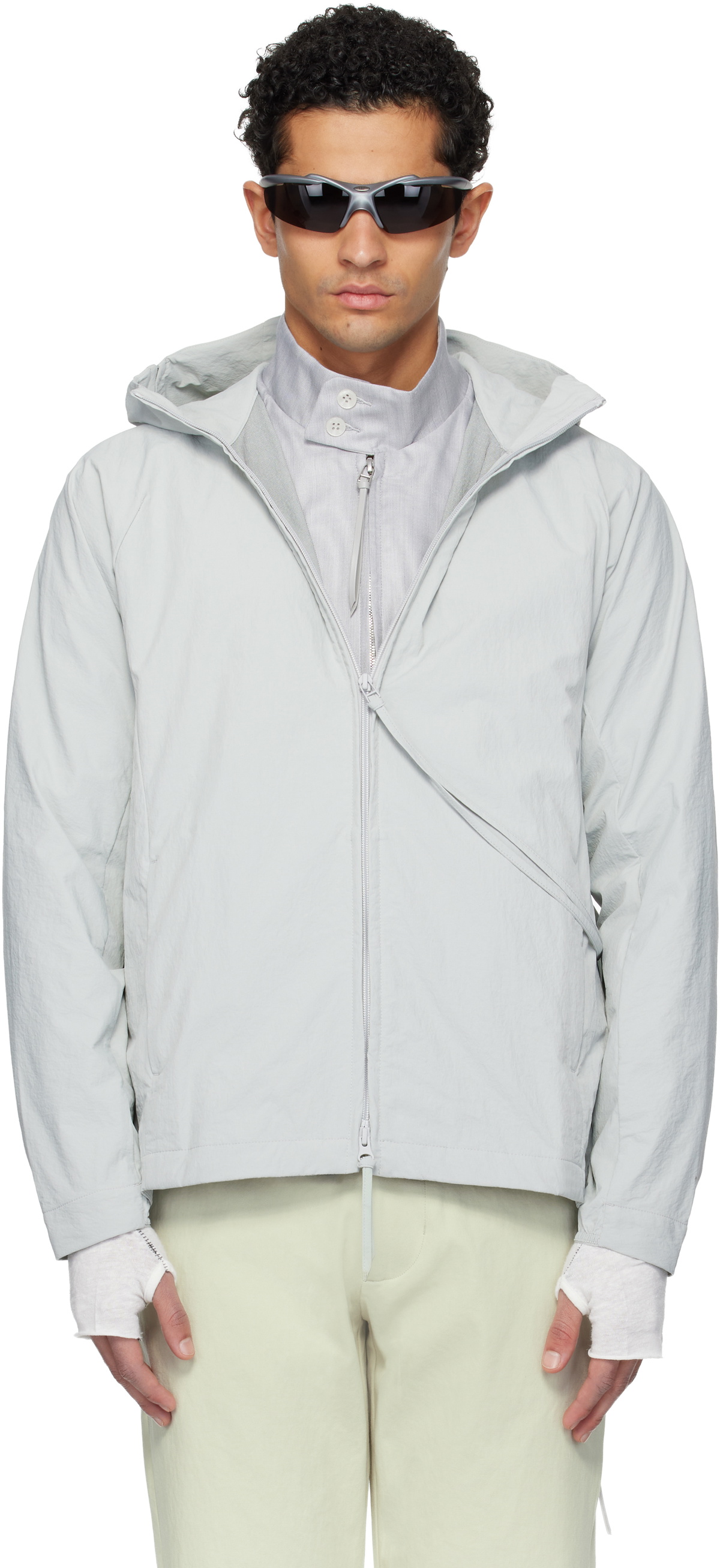 POST ARCHIVE FACTION (PAF) Gray Opening Jacket
