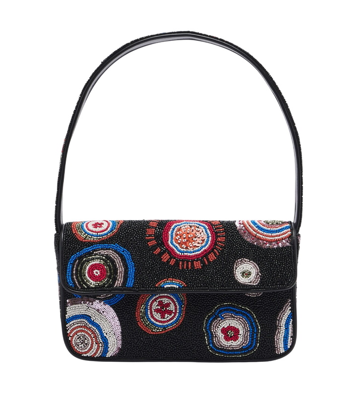 Photo: Staud Tommy Small beaded shoulder bag