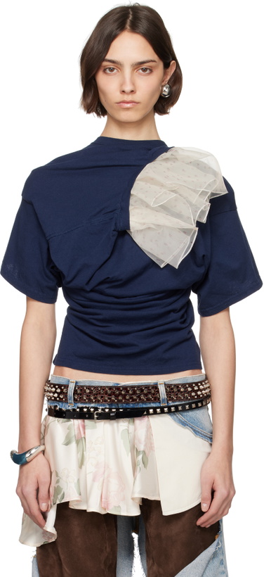 Photo: ALL-IN Blue Twisted Nightgown T-shirt