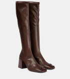 Courrèges Reedition faux leather knee-high boots
