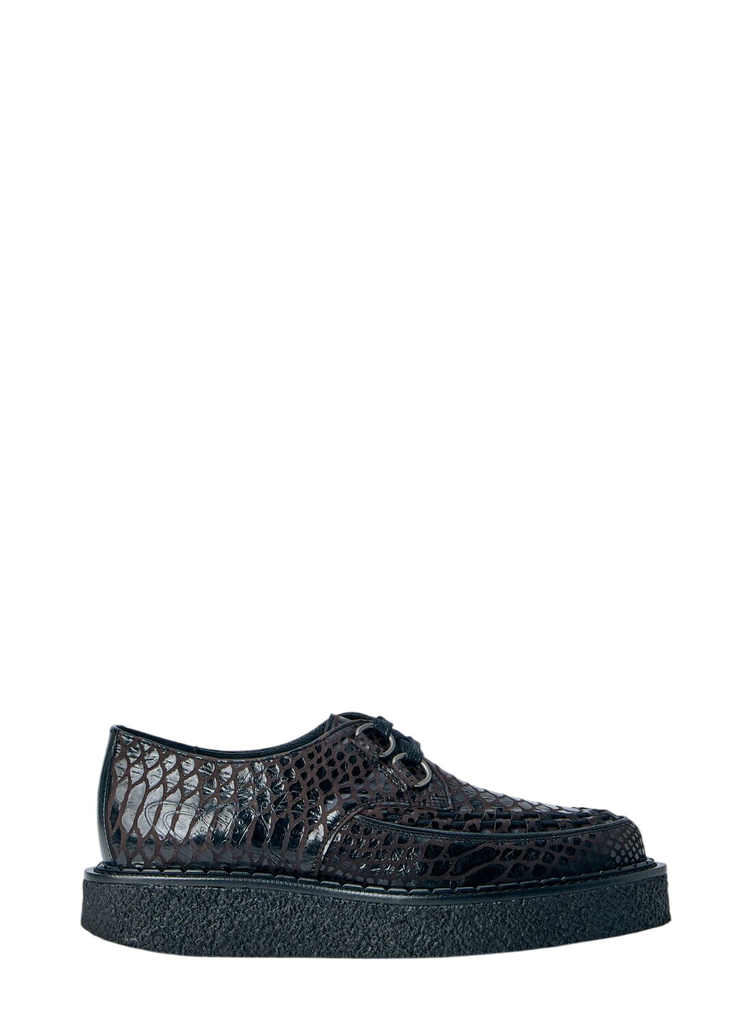 Vivienne Westwood Black & White Animal Gym Bar Ballerina Flats