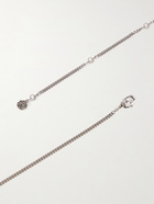 Alexander McQueen - Skull Silver-Tone Crystal Necklace