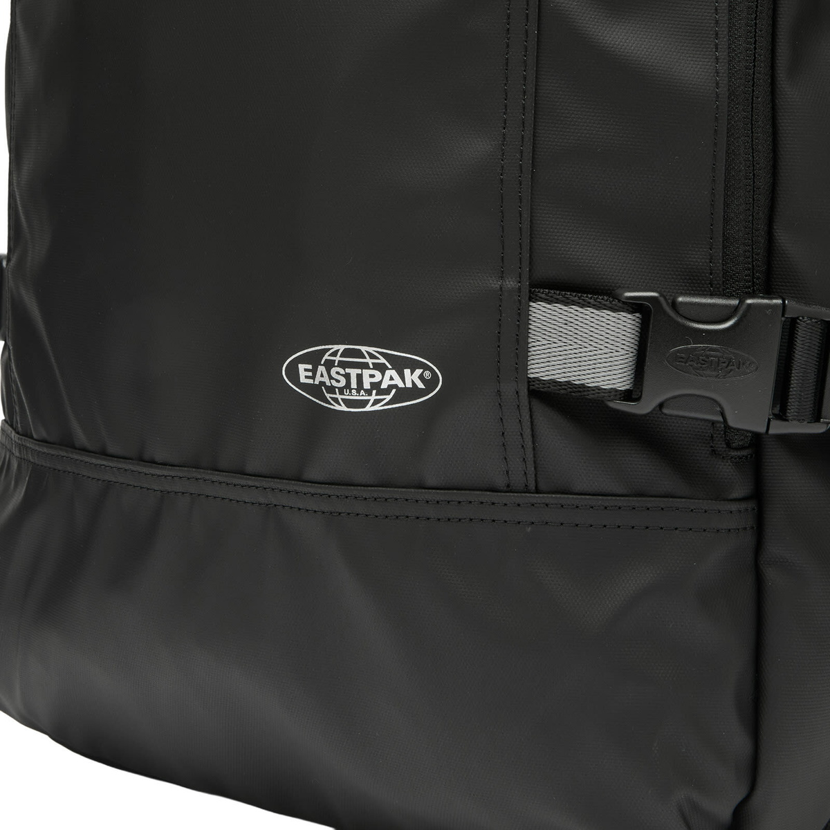 Eastpak Travelpack Backpack in Tarp Black Reflect 