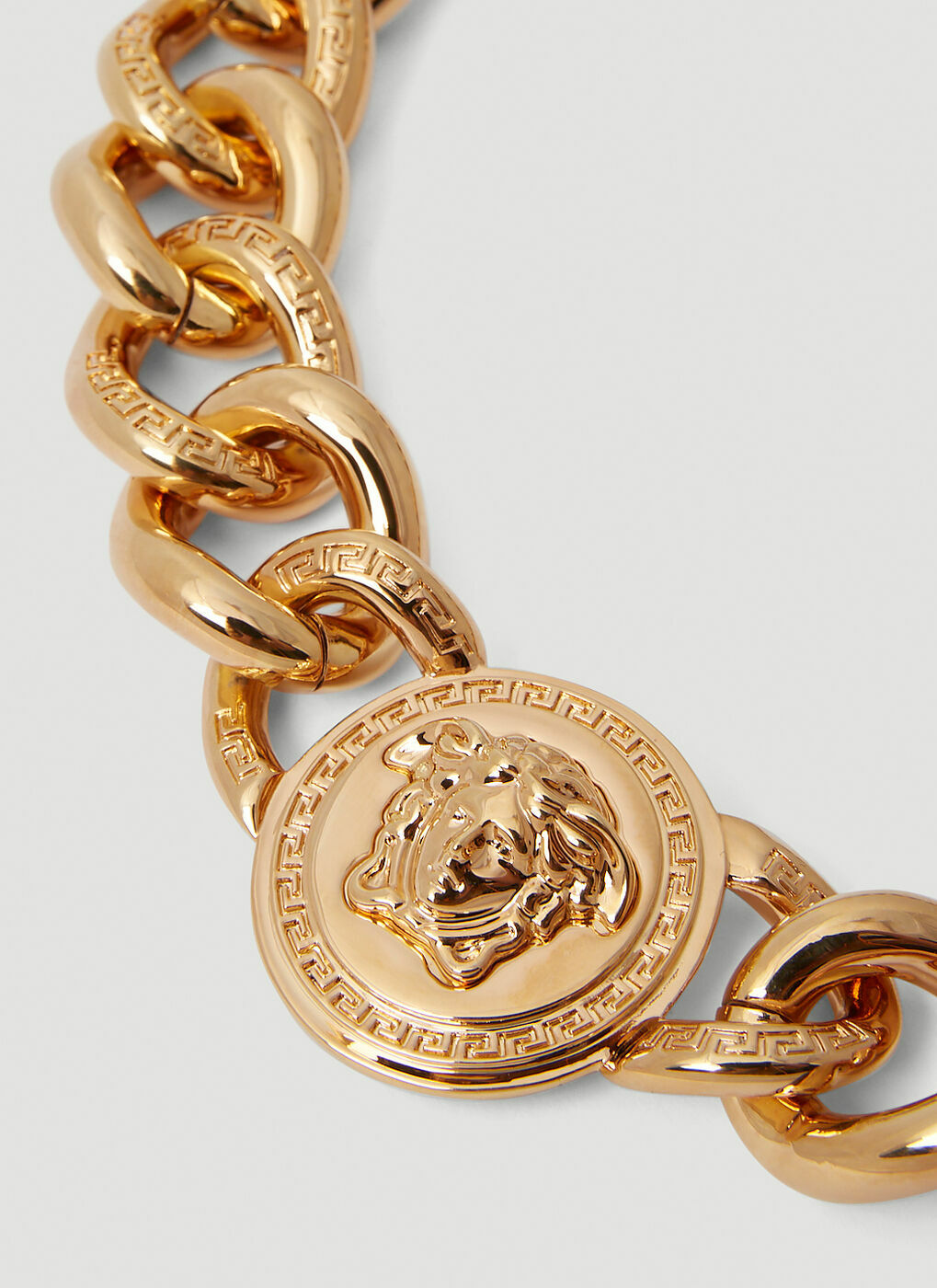 Medusa Chain Necklace in Gold Versace