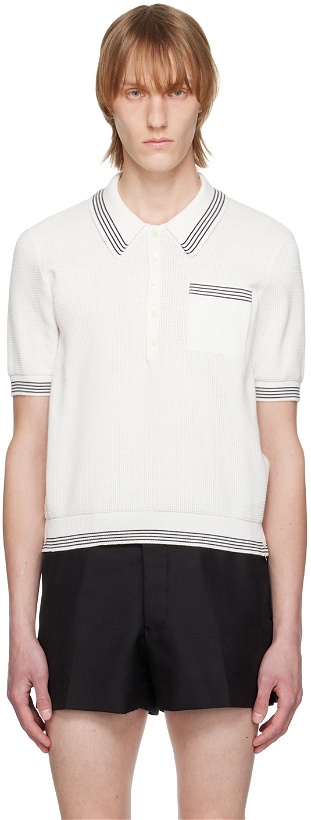 Photo: Thom Browne White Tipping Polo