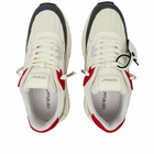 Off-White Men's Runner Sneakers in Red