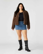 Steve Madden Teddy Jacket in Cocoa