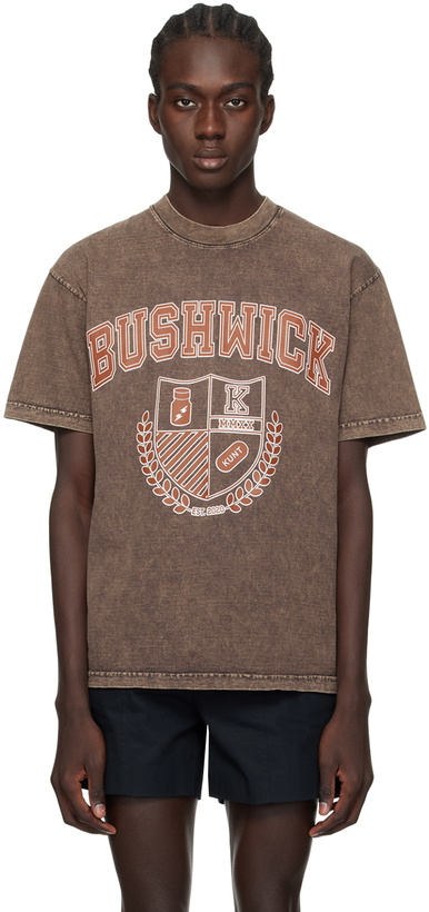 Photo: K.NGSLEY Brown 'BUSHWICK' T-Shirt
