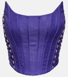 Zimmermann - Linen and silk corset top