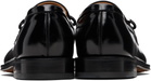 Ferragamo Black Gancini Ornament Loafers