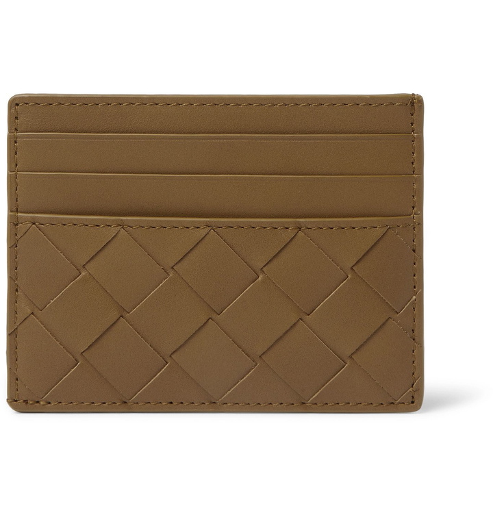 Photo: Bottega Veneta - Intrecciato Leather Cardholder - Yellow