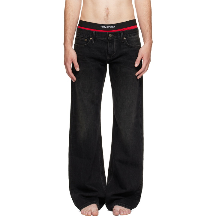 Photo: Raimundo Langlois Black Bootcut Jeans