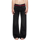 Raimundo Langlois Black Bootcut Jeans