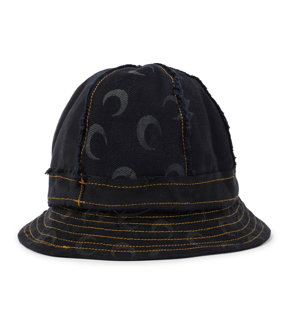 Marine Serre - Printed denim bucket hat Marine Serre Marine Serre - Printed denim bucket hat Marine Serre