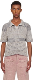Isa Boulder SSENSE Exclusive Blue Rover Twisty Polo