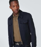 Tom Ford Cotton and linen blouson jacket