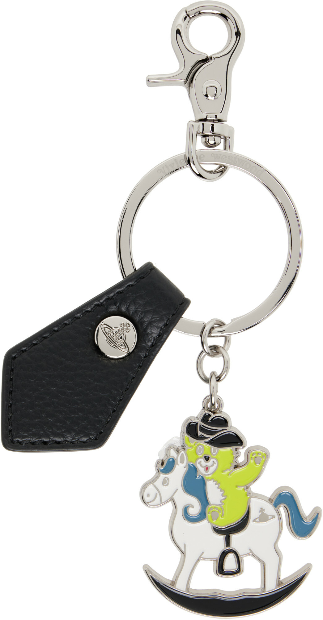 Vivienne Westwood Teddy Bear Tartan Brushed-knit Keyring