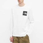 The North Face Men's Long Sleeve Fine T-Shirt in White