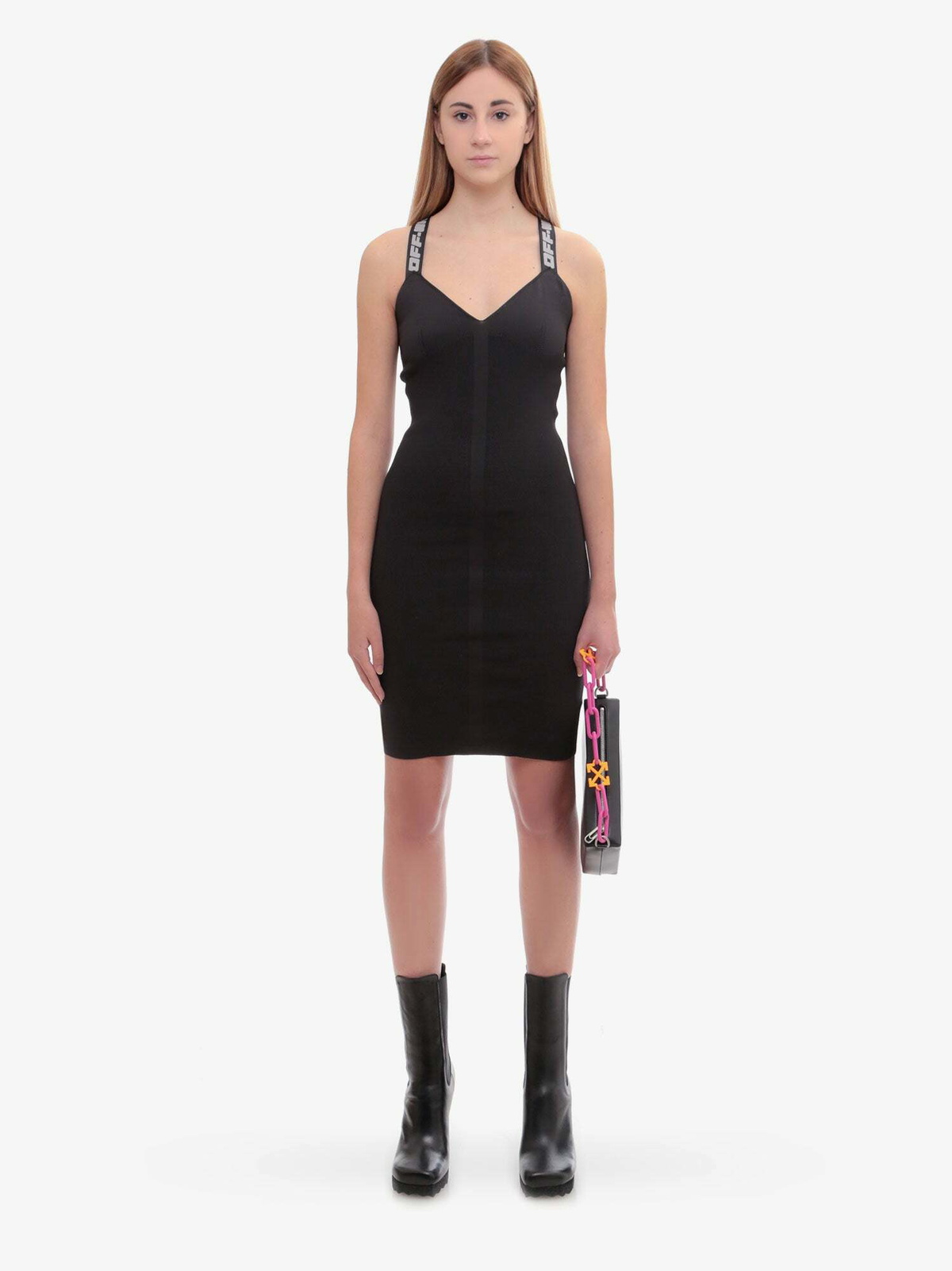 Off White Dress Black Womens OffWhite