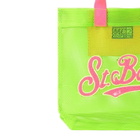 MC2 Saint Barth Mesh Green Shopper Bag With Front Terry Patch