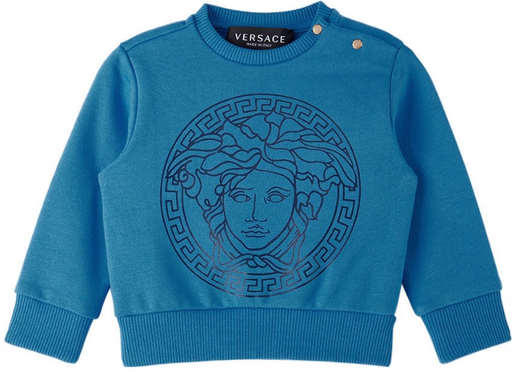Photo: Versace Baby Blue Medusa Sweatshirt