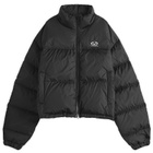 VETEMENTS Men's Logo Puffer Jacket in Black