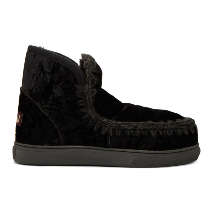 Mou Black Mini Eskimo Sneaker Boots Moussy Vintage