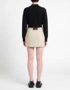 Vetements Womens Mini skirt Ivory