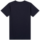 A.P.C. Derek Tartan Logo T-Shirt in Dark Navy