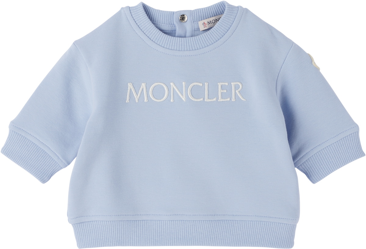 Moncler Enfant Baby Boys Logo Sweatshirt in Ivory