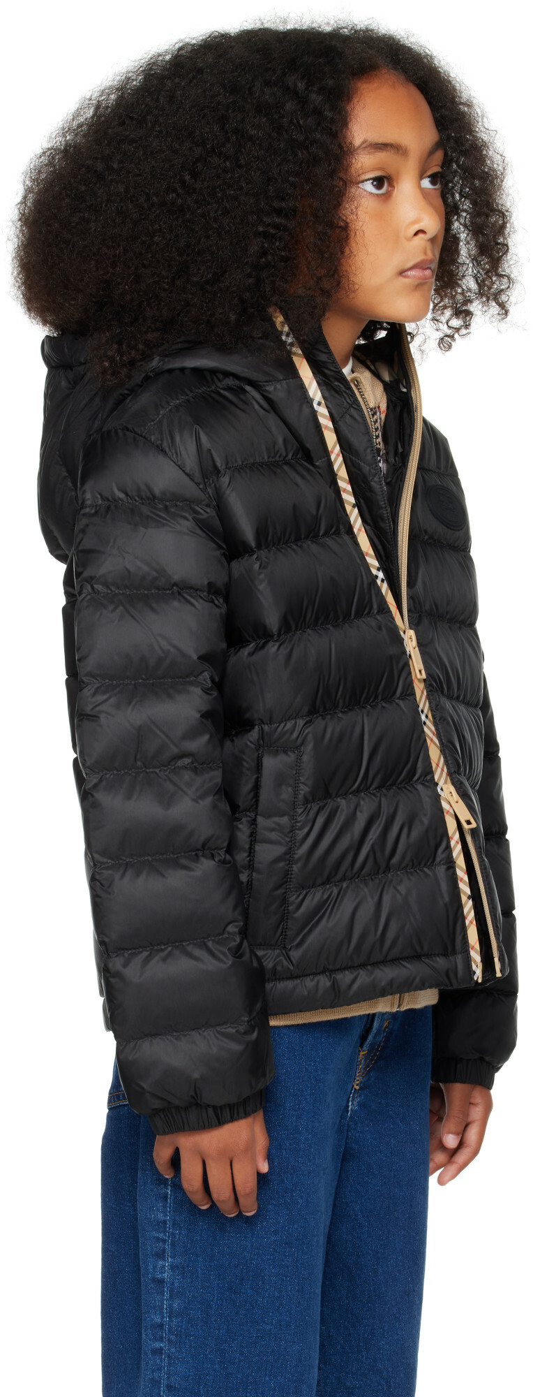 Burberry Kids Black Henry Down Jacket
