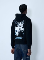 Awake NY Logo Motif Hooded Sweatshirt