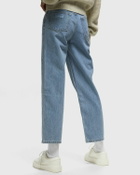 Ganni Rigid Denim Misy Cropped Blue Jeans