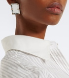 Acne Studios Crystal-embellished earrings