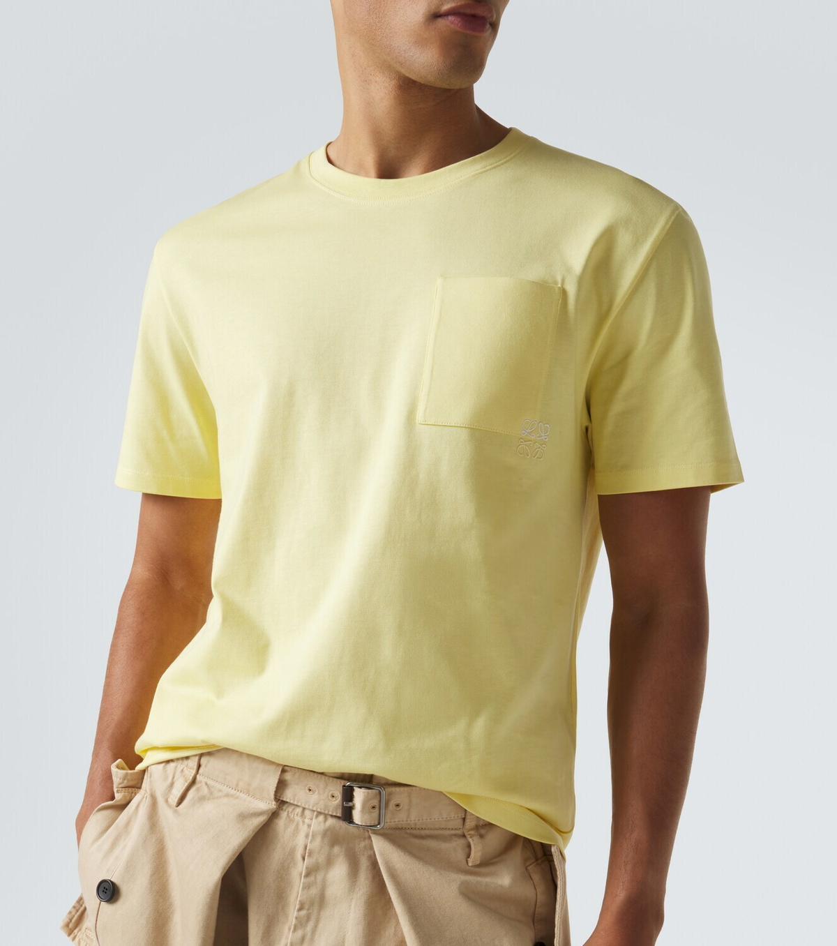 Loewe Logo embroidered cotton T-shirt