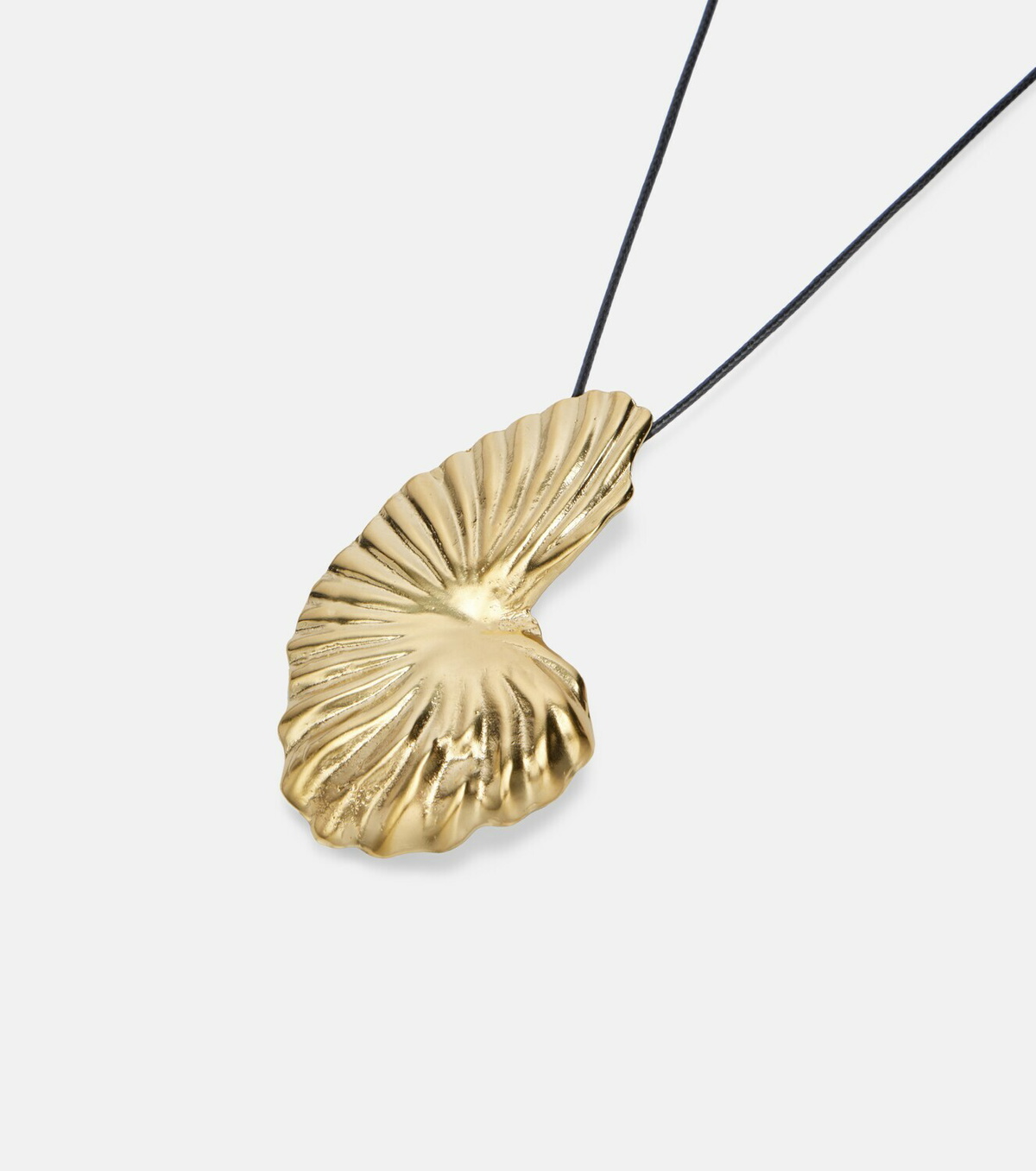 Ysso Birth of Venus 24kt gold-plated pendant necklace