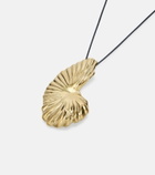 Ysso Birth of Venus 24kt gold-plated pendant necklace