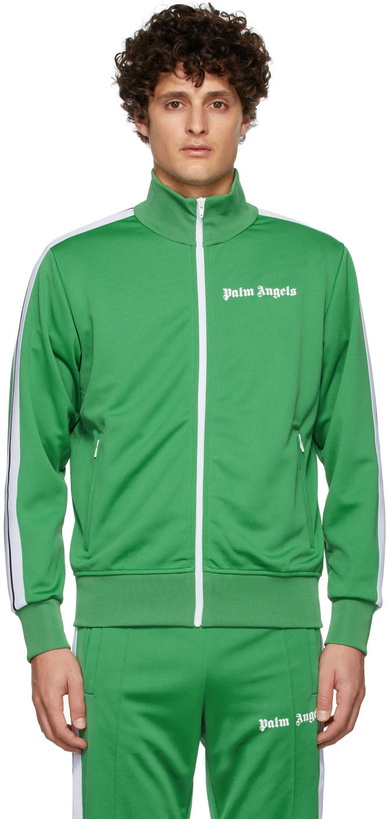 Photo: Palm Angels Green Classic Track Jacket